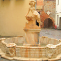 outdoor garden decoration stone carving lady waterfall fountain statue sculpture